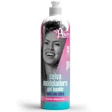 Seiva Modeladora Gel Líquido Modeling Curls Soul Power 315ml Recuperação e Definição dos Cachos