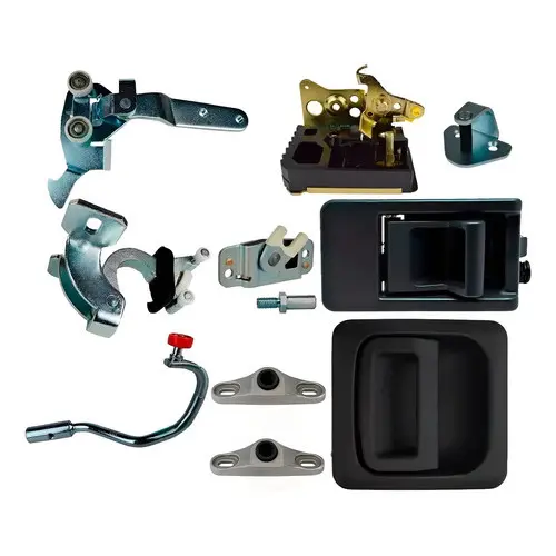 Kit Completo Porta Lateral Guias Fechaduras Maçanetas Ducato