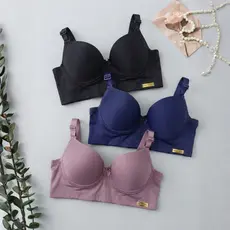 Kit 3 Sutiã Reforçado Fecho Triplo Ajustável Sutian Confortavel Feminino
