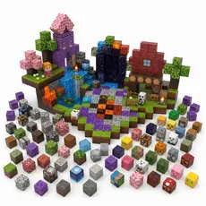 Kit Blocos Magnéticos Menino Construção Imã Peças Para Montar Empilhamento Cubo Infantil Brinquedo Educativo