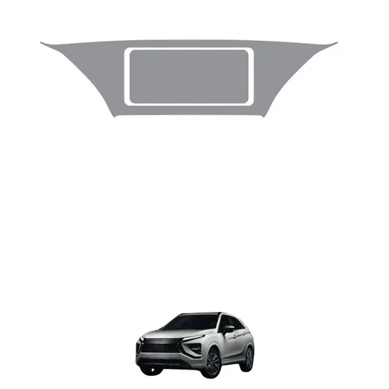 Película PPF Proteção Kit Multimídia Mitsubishi Eclipse Cross HPE-S 2025 2026 2027 Transparente TPU Anti Risco