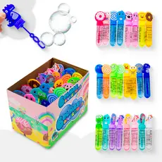 Kit 24 Bolhas De Sabão Brinquedo Lança Bolinha Refil Lembrancinha Aniversario Atacado Sortido Infantil Criança