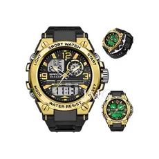 Relógio Tático Esportivo Shock 1ra Linha A Prova D'água Masculino - Envio Rápido Garantido