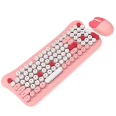 Kit Gamer Feminino Mouse e Teclado mercanico varias corres
