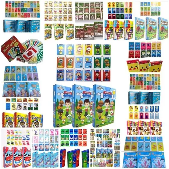 KIT JOGOS DA MEMORIA VARIOS MODELOS E QUANTIDADES MEMORIA CANINA+UNICORNIO+MAXS LEMBRANCINHA CX 9X6