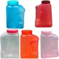 GARRAFA PLASTICA PARA AGUA  2.0 LITROS COLORIDA GELADEIRA DIMENSÕES    Litros:2. litros    Boca: 13 cm    Altura: