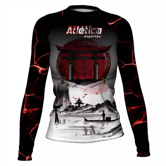Rash Guard Japão Feminina Atlética Esportes