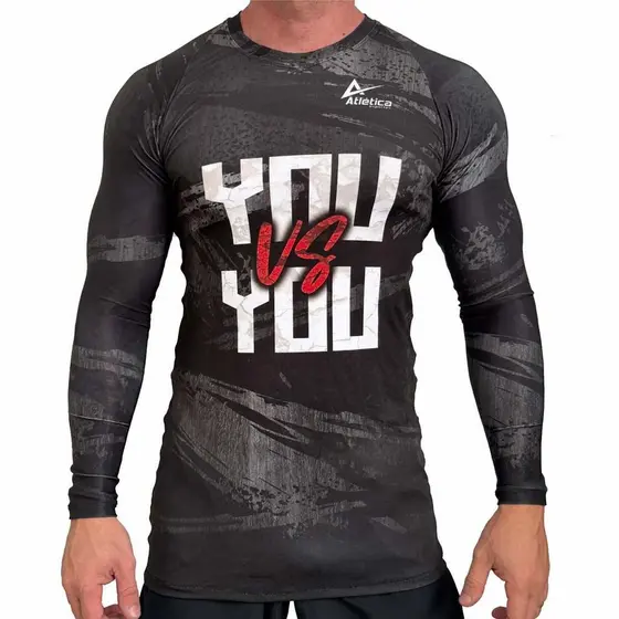 Blusa Compressão Masculina Gorila Black Manga Longa