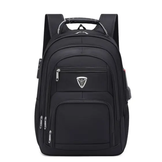Mochila Cabo de Aço Grande Impermeável Reforçada Notebook Cadeado 5 Divisorios  8118