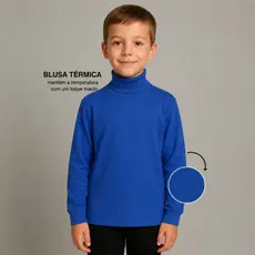 camiseta manga longa infantil 100% algodão juvenil térmica menino ou menina inverno