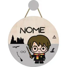 Enfeite Porta Maternidade Harry Potter Quadro Decorativo Infantil Quarto Menino ou Menina