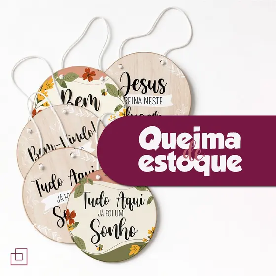 Queima de Estoque Enfeite de Porta Decorativo – Pequenas Avarias