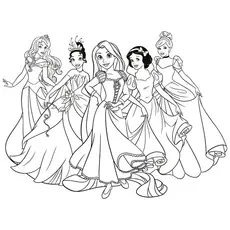 100 Desenhos Princesas da Disney para Colorir
