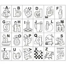 kit Alfabetização Números e Alfabeto para Colorir c/ 100 atividades