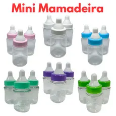 Mini Mamadeira 55 ml para personalizar festa lembrancinha 10/20/30/40/50 chá de bb chá revelação
