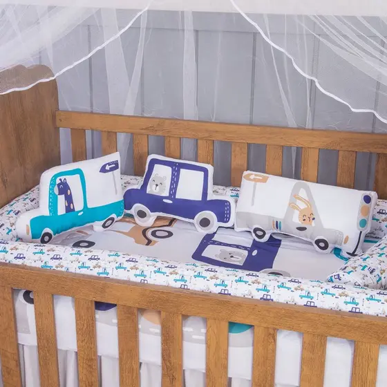 Almofadas Decorativa 3 Peças Bebe Infantil Menino para Bebe