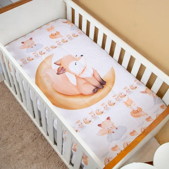 Edredom Infantil para Berço Estampado Menino para Bebe