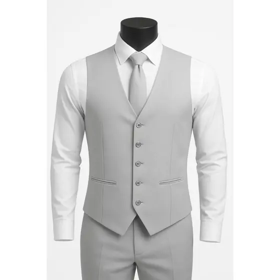 Colete Social Masculino Slim Premium Ajustável - Todas As Cores