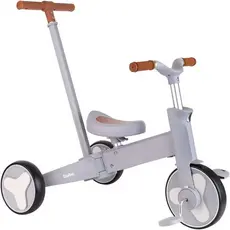 Triciclo Multifuncional 5 em 1 Infantil  Baby Cinza Buba
