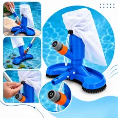 Aspirador De Piscina Escova De Vácuo Para Piscina Portátil