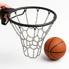 Rede Aço Para Aro De Basquete - Tamanho Oficial