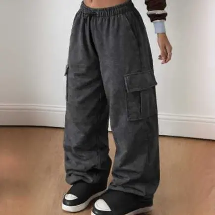 calça cargo moletom unissex