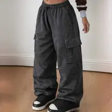 calça cargo moletom unissex