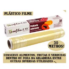 Rolo Bobina Filme PVC 28cm X 30 metros