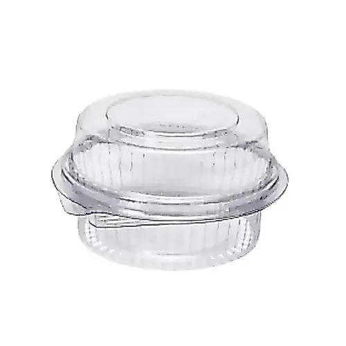 Embalagem Para Doce Salada Redonda PF642 com Tampa Articulada 120ml