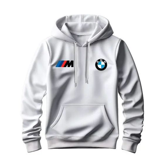 Blusa Moletom Canguru Premium Estampado BMW Confortável Unisexx P ao GG Personalizado