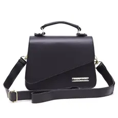 Bolsa feminina tira colo alça transversal lateral com dupla alça elegante
