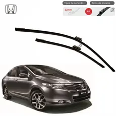 Par Palhetas Honda City Limpador de Parabrisa Kit Dianteiro para 2009 2010 2011 2012 2013 2014