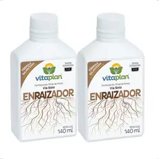 KIT 2 Fertilizante Enraizador Mineral Misto Liquido Vitaplan 140ml Bonsai Mudas Estaquia Alporquia