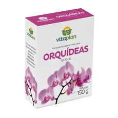 Fertilizante Adubo Mineral Misto Orquídea 10-10-10 150g Rosa do Deserto Flor Floração Nutriplan