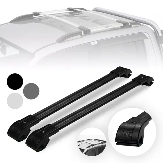 Travessa Para Rack De Teto Hyundai Bagageiro 100% Alumínio