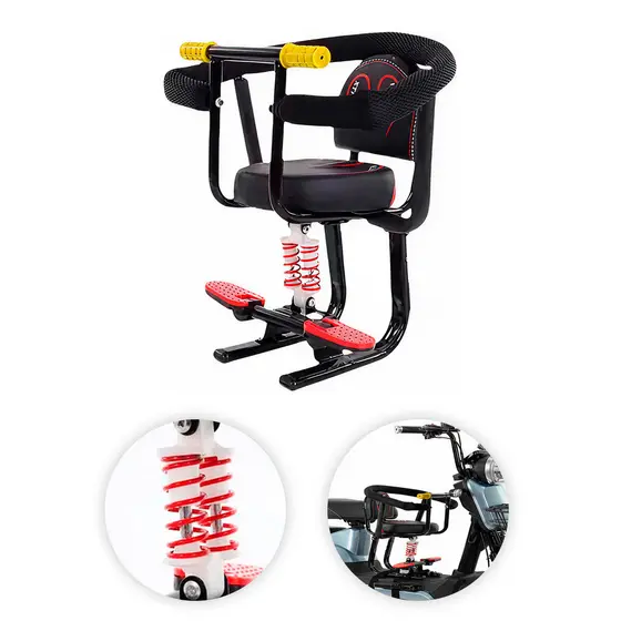 Cadeirinha Premium Para Scooter Com suspensão Reforçada - Criança 1 Até 7 Anos E 25kg