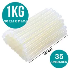 Bastão De Cola Quente Grossa Pacote 1 Kg Para Uso Escolar Artesanato