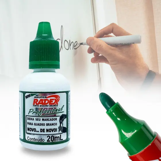 Tinta Refil Para Caneta Marcador de Quadro Branco 1 Uni