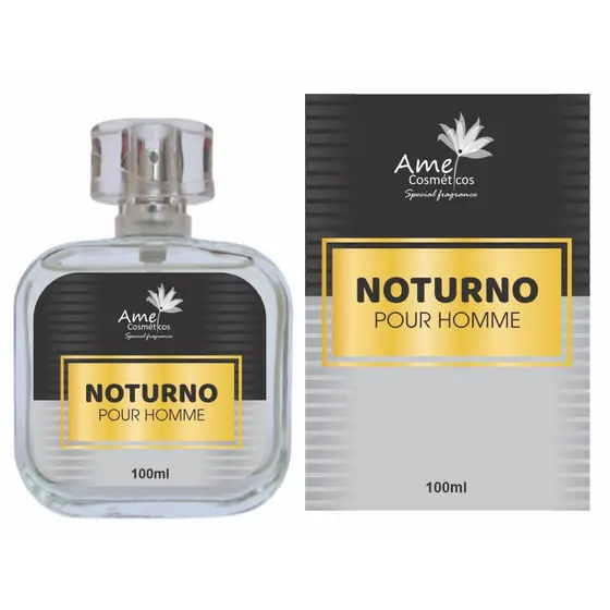 Perfume Noturno Masculino Amei Cosmeticos Alta Fixação 33% de Essência Importada