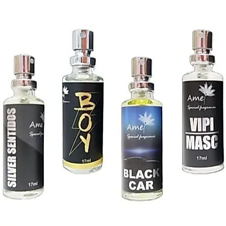Perfume Amei Cosméticos Masculino 17ml Alta Fixação 33% de Essência Importada