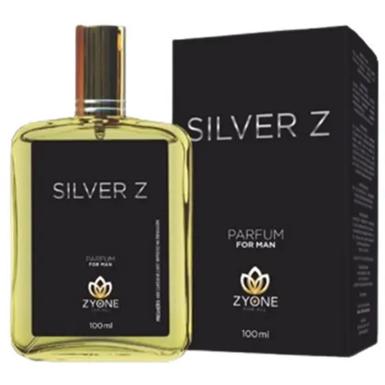 Silver Z Zyone Perfume Masculino Alta Fixação Essência Importada Parfum