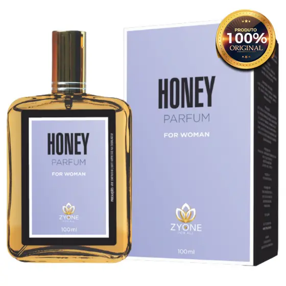 Honey Zyone Perfume Feminino Alta Fixação Essência Importada Parfum