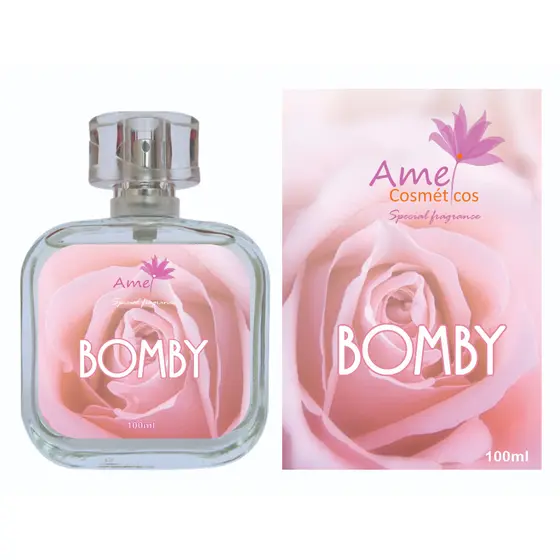 Perfume Bomby Feminino Amei Cosméticos Alta Fixação 33% de Essência Importada EDP