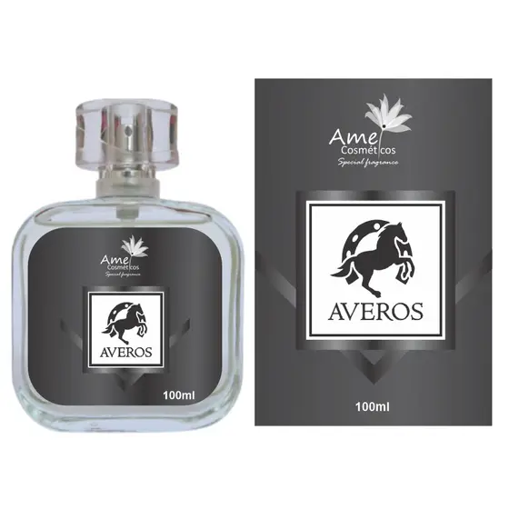Perfume Averos Masculino Amei Cosmeticos Alta Fixação 33% de Essência Importada