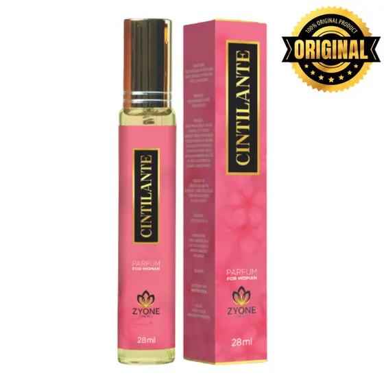Cintilante Zyone Cosméticos Feminino Parfum 28ml Alta Fixação Essência Premium