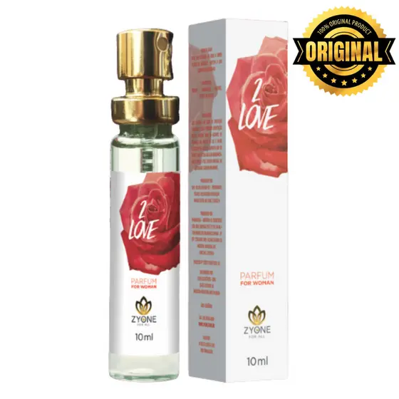 2 Love Zyone Cosméticos Feminino Parfum 10ml Alta Fixação Essência Premium