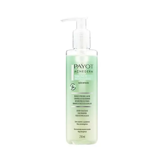 Sabonete Facial Acnederm Ação Antibacteriana Payot 210ml