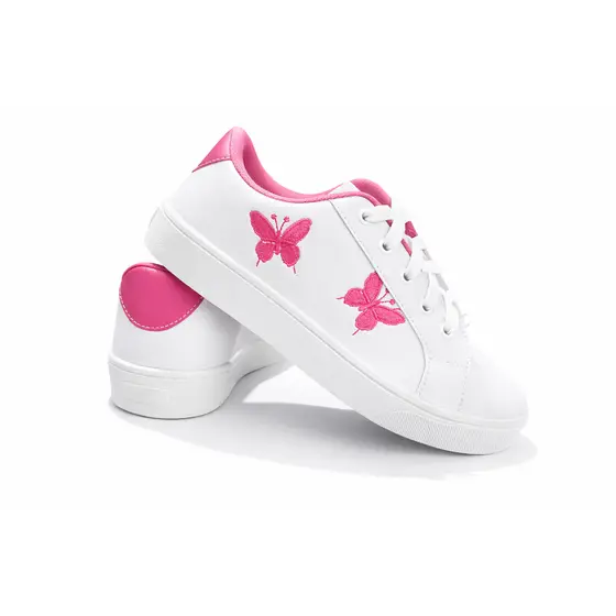 Tênis Feminino Casual Borboleta Confortável Moda Urbana Várias Cores Promoção Oferta