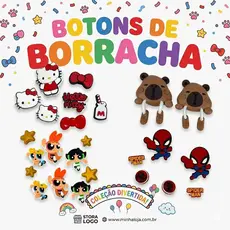 Botons Pins para Babuches Kit de enfeites