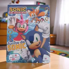 Livro Infantil com Quebra Cabeça Barbie Sonic Fisher Price Ciranda Cultural